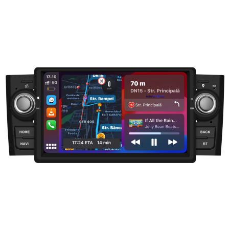 Navigatie Dedicata Fiat Punto/Linea (2005-2011), 7Inch, 4Gb Ram, 32Gb Stocare, Carplay [3]