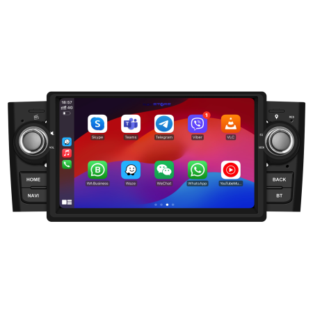 Navigatie Dedicata Fiat Punto/Linea (2005-2011), 7Inch, 4Gb Ram, 32Gb Stocare, Carplay [2]