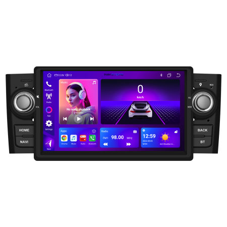 Navigatie Dedicata Fiat Punto/Linea (2005-2011), 7Inch, 4Gb Ram, 32Gb Stocare, Carplay [1]
