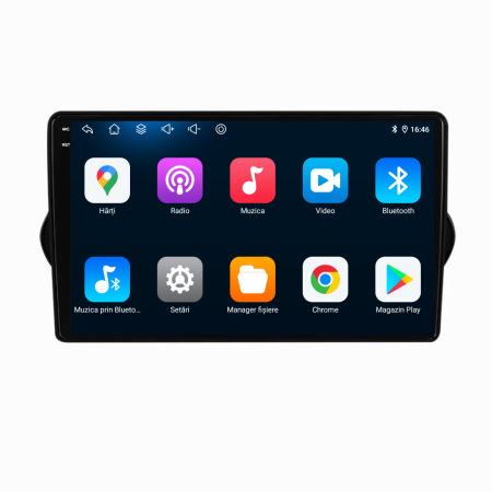 Navigatie Dedicata Fiat Tipo (2015-2021),QuadCore, 9Inch, 4Gb Ram, 64Gb Stocare, Carplay [4]