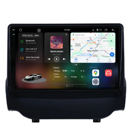 Ecosport (2013 - 2016) - Navigatie Dedicata Ford EcoSport (2013-2016), 2K, 12Gb Ram, 256Gb Stocare, Carplay