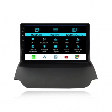 Ecosport (2013 - 2016) - Navigatie Dedicata Ford EcoSport (2013 - 2016), 9Inch, 1Gb Ram, 32Gb Stocare, Carplay