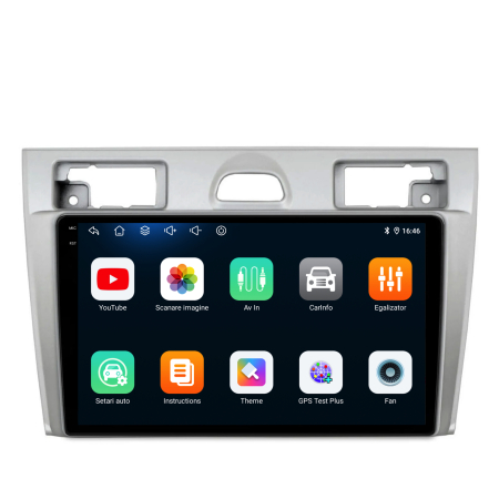 Navigatie Dedicata Ford Fiesta (2006-2011), 9Inch, 4Gb Ram, 64Gb Stocare, Carplay [4]