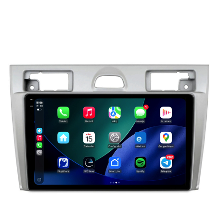 Navigatie Dedicata Ford Fiesta (2006-2011), 9Inch, 4Gb Ram, 64Gb Stocare, Carplay [2]