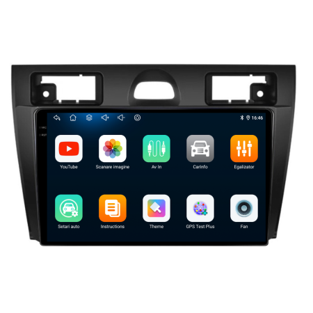 Navigatie Dedicata Ford Fiesta (2006-2011), 9Inch, 6Gb Ram, 128Gb Stocare, Carplay [5]