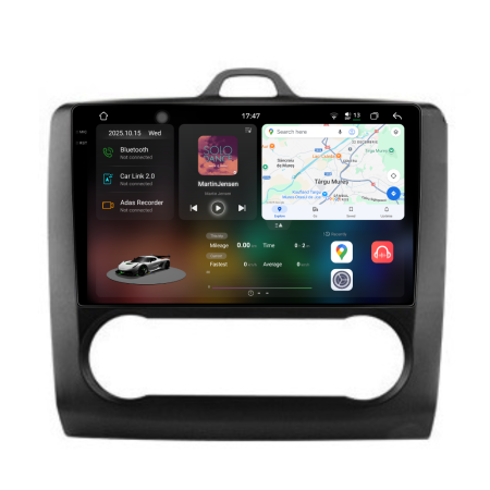 Focus (2004 - 2012) - Navigatie Dedicata Ford Focus (2004-2012), 2K, 12Gb Ram, 256Gb Stocare, Carplay, Clima automata