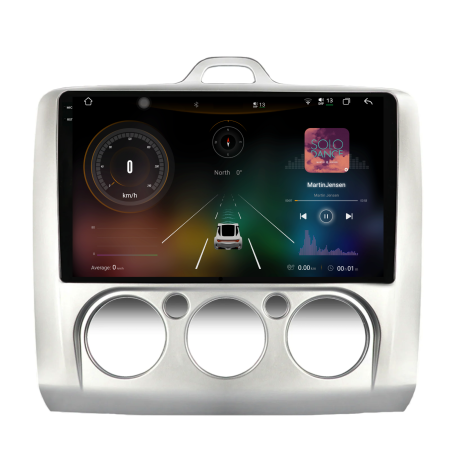 Navigatie Dedicata Ford Focus (2004-2012), 2K, 12Gb Ram, 256Gb Stocare, Carplay, Clima manuala [1]