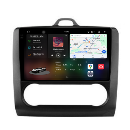 Focus (2004 - 2012) - Navigatie Dedicata Ford Focus (2004-2012), 2K, 12Gb Ram, 256Gb Stocare, Carplay, Clima automata