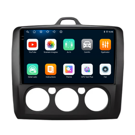 Navigatie Dedicata Ford Focus (2004-2012), 9Inch, 2Gb Ram, 32Gb Stocare, Carplay, Clima manuala [5]