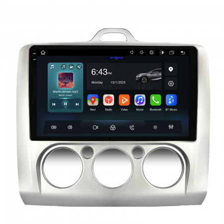 Navigatie Dedicata Ford Focus (2004-2012),QuadCore, 9Inch, 4Gb Ram, 64Gb Stocare, Carplay [3]