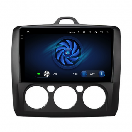 Navigatie Dedicata Ford Focus (2004-2012), 2K , 12Gb Ram, 256Gb Stocare, Carplay, Clima manuala [4]