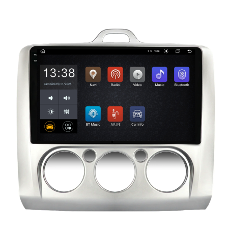 Navigatie Dedicata Ford Focus (2004-2012), 9Inch, 8Gb Ram, 256Gb Stocare, Carplay, Clima manuala [3]