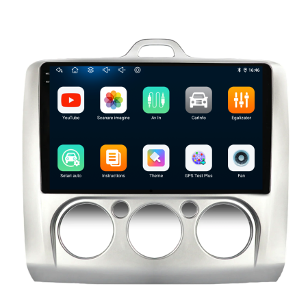 Navigatie Dedicata Ford Focus (2004-2012),QuadCore, 9Inch, 4Gb Ram, 64Gb Stocare, Carplay [5]