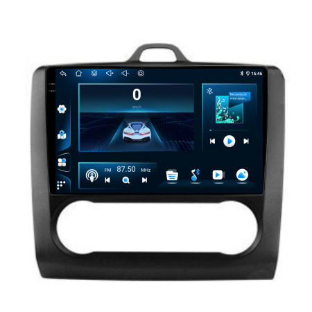 Navigatie Dedicata Ford Focus (2004-2012),QuadCore, 9Inch, 4Gb Ram, 64Gb Stocare, Carplay, Clima automata [6]