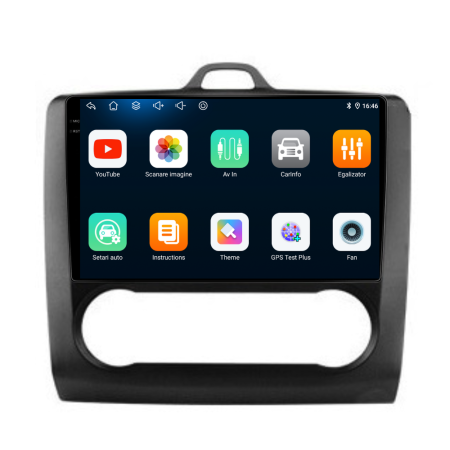 Navigatie Dedicata Ford Focus (2004-2012),QuadCore, 9Inch, 4Gb Ram, 64Gb Stocare, Carplay, Clima automata [5]