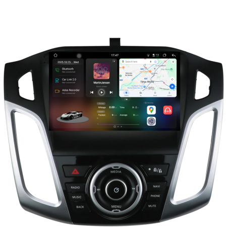 Focus 3 (2011-2018) - Navigatie Dedicata Ford Focus 3 (2012-2018), 2K, 12Gb Ram, 256Gb Stocare, Carplay