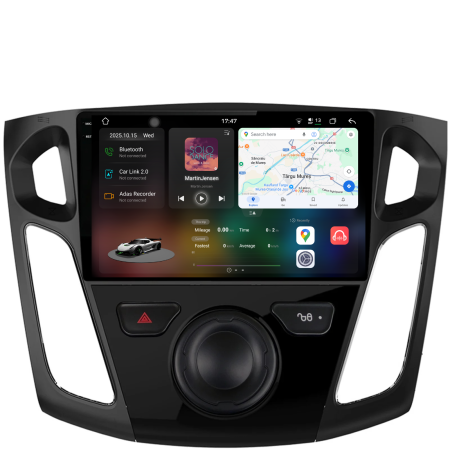 Focus 3 (2011-2018) - Navigatie Dedicata Ford Focus 3 (2012-2018), 2K, 12Gb Ram, 256Gb Stocare, Carplay
