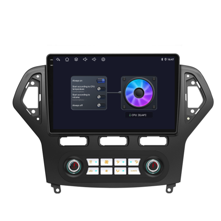 Navigatie Dedicata Ford Mondeo (2007-2014), 2K, 12Gb Ram, 256Gb Stocare, Carplay - Clima Automata [5]