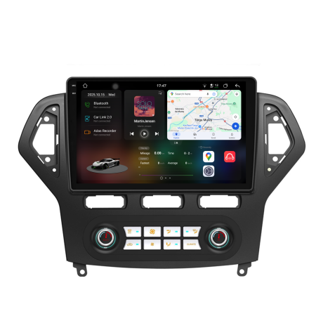 Mondeo (2007 - 2014) - Navigatie Dedicata Ford Mondeo (2007-2014), 2K, 12Gb Ram, 256Gb Stocare, Carplay - Clima Automata