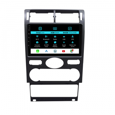 Mondeo (2000 - 2007) - Navigatie Dedicata Ford Mondeo 3 (2000-2007), 9Inch, 4Gb Ram, 64Gb Stocare, Carplay