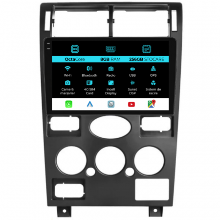 Mondeo (2000 - 2007) - Navigatie Dedicata Ford Mondeo 3 (2000-2007), 9Inch, 8Gb Ram, 256Gb Stocare, Carplay