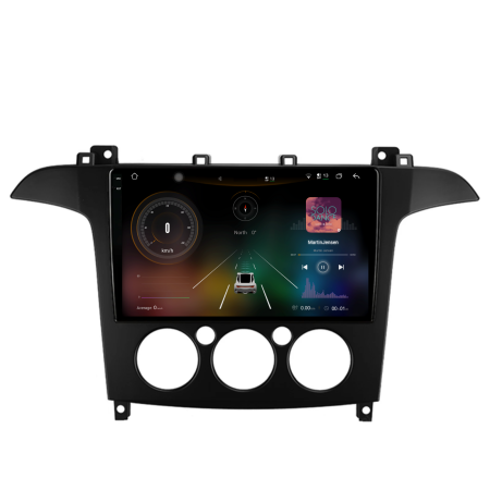 Navigatie Dedicata Ford S-Max (2006 - 2015), 2K, 12Gb Ram, 256Gb Stocare, Carplay, Clima manuala [1]