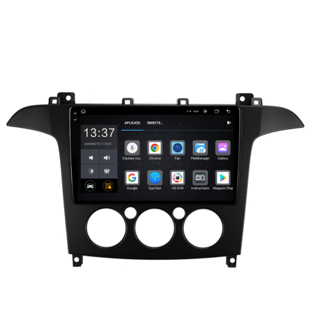 Navigatie Dedicata Ford S-Max (2006 - 2015), 2K, 4Gb Ram, 64Gb Stocare, Carplay, Clima manuala [5]