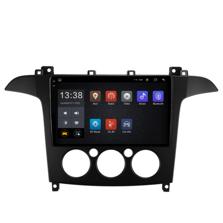 Navigatie Dedicata Ford S-Max (2006 - 2015), 2K, 4Gb Ram, 64Gb Stocare, Carplay, Clima manuala [3]