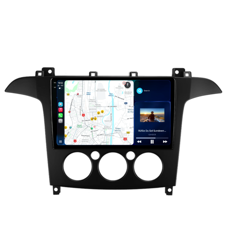 Navigatie Dedicata Ford S-Max (2006 - 2015), 2K, 4Gb Ram, 64Gb Stocare, Carplay, Clima manuala [1]