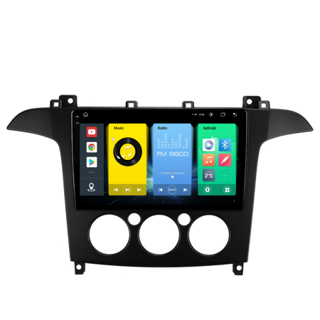 Navigatie Dedicata Ford S-Max (2006 - 2015), 2K, 4Gb Ram, 64Gb Stocare, Carplay, Clima manuala [6]