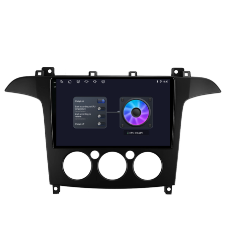 Navigatie Dedicata Ford S-Max (2006 - 2015), 9Inch, 2Gb Ram, 32Gb Stocare, Carplay, Clima manuala [7]