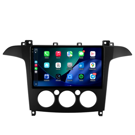 Navigatie Dedicata Ford S-Max (2006 - 2015), 9Inch, 4Gb Ram, 64Gb Stocare, Carplay, Clima manuala [2]