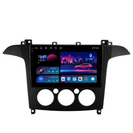 Navigatie Dedicata Ford S-Max (2006 - 2015), 9Inch, 6Gb Ram, 128Gb Stocare, Carplay, Clima manuala [3]