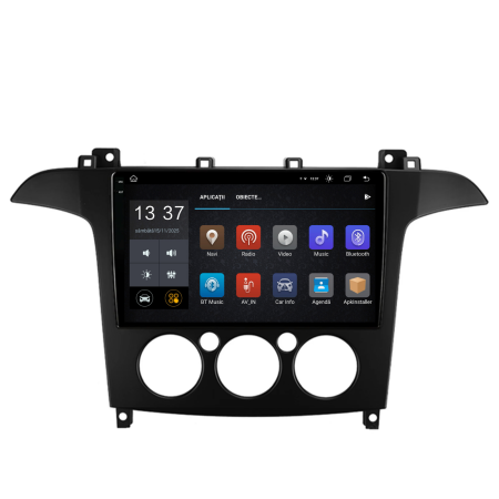 Navigatie Dedicata Ford S-Max (2006 - 2015), 9Inch, 8Gb Ram, 256Gb Stocare, Carplay, Clima manuala [4]