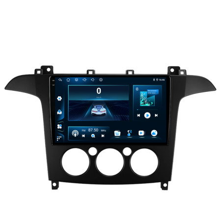 Navigatie Dedicata Ford S-Max (2006 - 2015),QuadCore, 9Inch, 4Gb Ram, 64Gb Stocare, Carplay, Clima manuala [6]