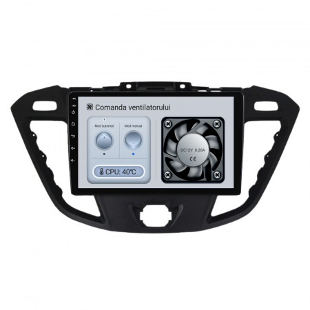 Navigatie Dedicata Ford Transit (2012 - 2018), 9 Inch, 6Gb Ram, 128Gb stocare, Carplay [5]