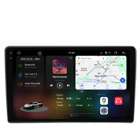 Transit (2019 - 2025) - Navigatie Dedicata Ford Transit (2019-2025), 2K, 12Gb Ram, 256Gb Stocare, Carplay