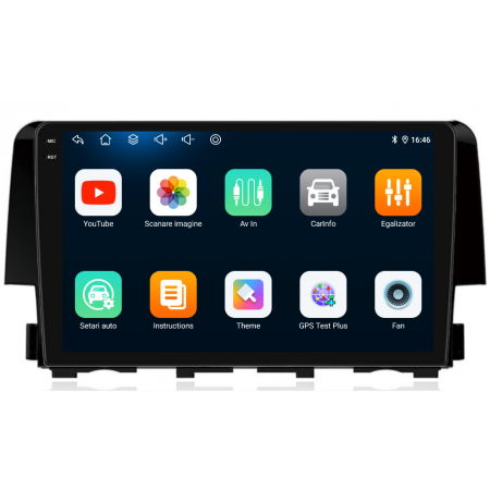 Navigatie Dedicata Honda Civic (2015-2021), 9Inch, 6Gb Ram, 128Gb Stocare, Carplay [5]