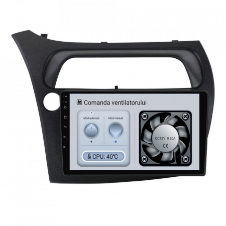 Navigatie Dedicata Honda Civic Hatchback (2006 - 2011), 9Inch, 2Gb Ram, 64Gb Stocare, Carplay [5]