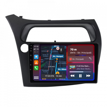 Navigatie Dedicata Honda Civic Hatchback (2006 - 2011), 9Inch, 4Gb Ram, 64Gb Stocare, Carplay [1]