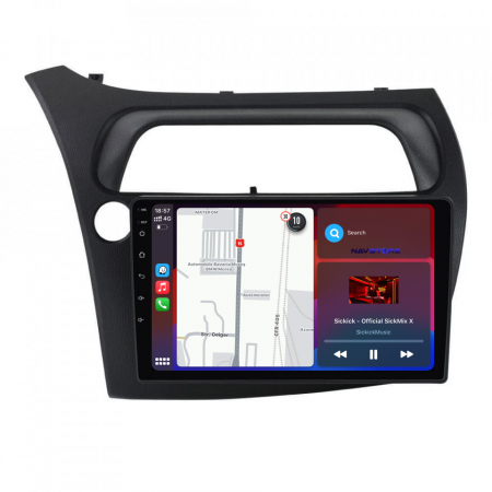 Navigatie Dedicata Honda Civic Hatchback (2006 - 2011), 9Inch, 4Gb Ram, 64Gb Stocare, Carplay [2]