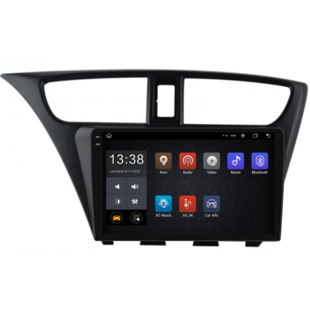 Navigatie Dedicata Honda Civic IX Hachback (2011-2017), 2K, 4Gb Ram, 64Gb Stocare, Carplay [3]