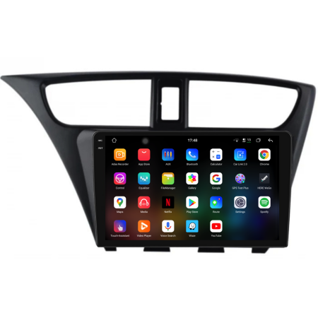 Navigatie Dedicata Honda Civic IX Hachback (2011-2017), 2K, 12Gb Ram, 256Gb Stocare, Carplay [2]