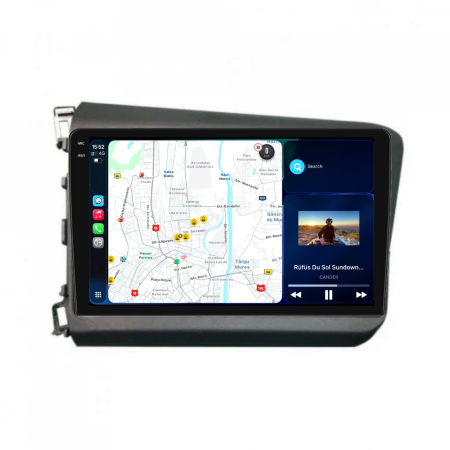 Navigatie Dedicata Honda Civic IX Sedan (2011-2015), 2K, 12Gb Ram, 256Gb Stocare, Carplay [3]