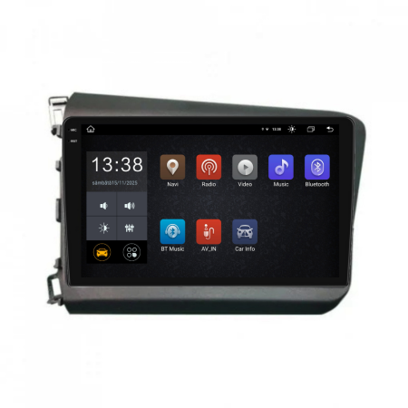 Navigatie Dedicata Honda Civic IX Sedan (2011-2015), 2K, 8Gb Ram, 256Gb Stocare, Carplay [3]