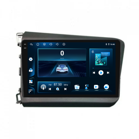 Navigatie Dedicata Honda Civic IX Sedan  (2011-2015), 9Inch, 6Gb Ram, 128Gb Stocare, Carplay [6]