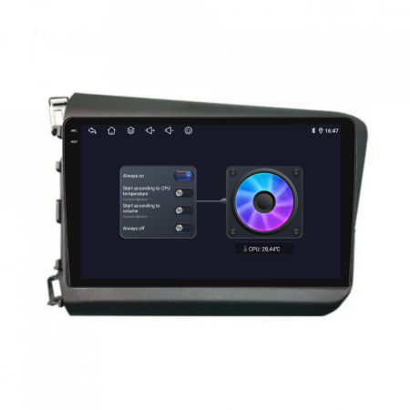 Navigatie Dedicata Honda Civic IX Sedan  (2011-2015), 9Inch, 6Gb Ram, 128Gb Stocare, Carplay [7]