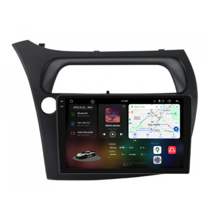 Civic VIII Hatchback (2006 - 2011) - Navigatie Dedicata Honda Civic VII Hatchback (2006-2011), 2K, 12Gb Ram, 256Gb Stocare, Carplay