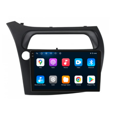 Navigatie Dedicata Honda Civic VII Hatchback (2006-2011), 9Inch, 2Gb Ram, 32Gb Stocare, Carplay [4]