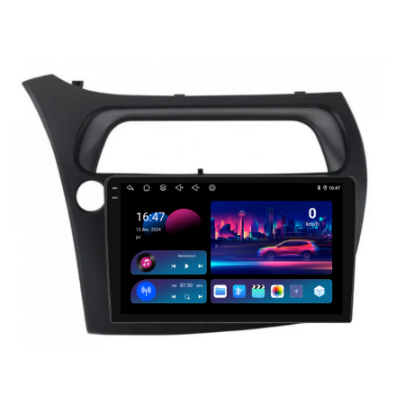Navigatie Dedicata Honda Civic VII Hatchback (2006-2011), 9Inch, 6Gb Ram, 128Gb Stocare, Carplay [3]